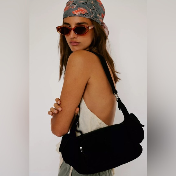 Free People Siren Suede Shoulder Bag